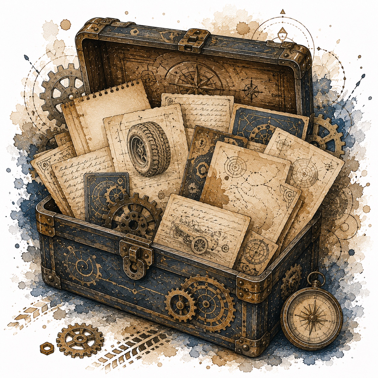 Künstlerische Archivdarstellung